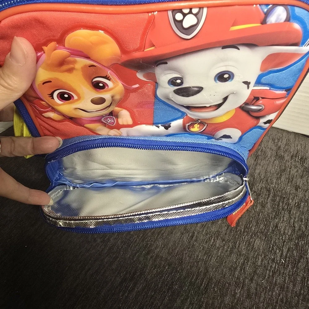 PAW PATROL Kids Lunch Tote Bag Nick Jr. Spin Masters 10 x 8 Inches